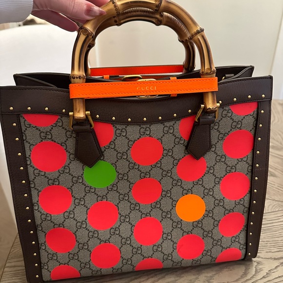 Gucci Rare Dot Pattern Diana - Picture 11 of 12